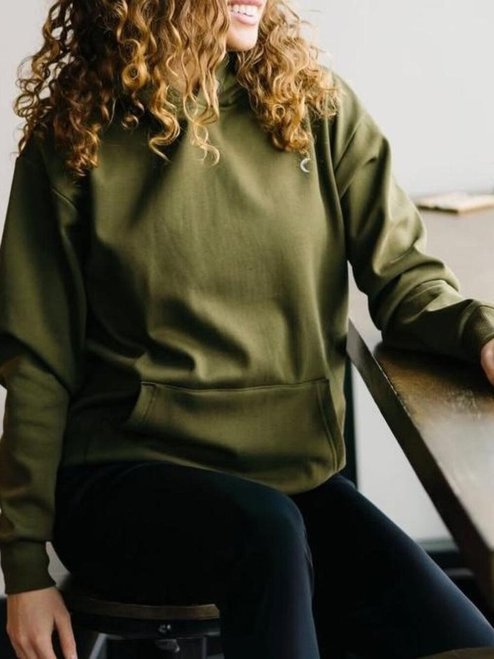 Zyia Active Women's OLIVE HIDDEN BLISS HOODIE